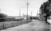 AB Sveriges Förenade Trikåfabriker vid Spårgatan på 1920-talet.
