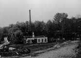 Fru Werners badhus år 1894 med Skolgatan t.h.