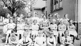 Troligen första klass på Centralskolan. Längst ner till höger Lars-Otto Alfredsson.