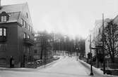 Sturegatan mot Annelundsparken på 1940-talet.