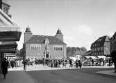 Stora Torget med torghandel på 1930-talet.
