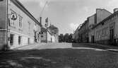 Lilla Brogatan österut med kvarteret Sleipner t.v. år 1931.