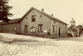 Korsningen Kungsgatan x Skolgatan med kvarteret Hugin år 1914.