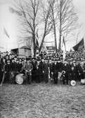 1:a majdemonstration vid seklets början, sannolikt taget vid Ryaborg eller Folkets Park.