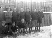 Kombinerat Boråslag vid matchen mot Vega påsken år 1912. Vega vann med 5-2.