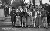 Hembygdsföreningen Westergyllen. Hedebo-holdet från Roskilde på besök i Stockholm den 31/7 år 1927.