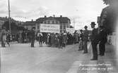 Barndemonstration mot rusdrycker den 20/8 år 1922.