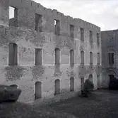 Borggården på Borgholms slottruin.