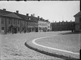 Stora torget från Österlånggatan = Östra Kyrkogatan, Västerås.