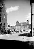 Rådhuset och Stora Torget sett från Lilla-Brogatan.