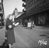 Österlånggatan. Trafikräkning Oktober 1946.