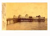 Kallbadhuset från 1886 som ersatte det äldre som förstördes i en storm 1884.