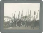 Studentkårens fanborg, Universitetshuset, Uppsala 1900