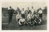 Uplands nations fotbollslag med lagkapten Edvard Söderberg, Uppsala omkring 1915