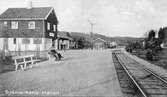 Sjömarkens Järnvägsstation på 1920-talet.