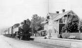 Sandareds Järnvägsstation på 1930-talet.