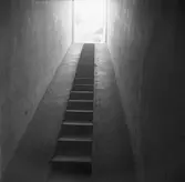 Bilder från Samhällsbyggnadsförvaltningen. Trappa med ramp gjuten i betong, 40-tal.