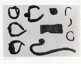 Västerås, Bjurhovda.
RAÄ 459. Föremål funna vid arkeologisk undersökning. 1968.