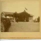 Västerås, Blåsbo.
Gamla Blåsbopaviljongen i kv. Brage på 1880-talet.