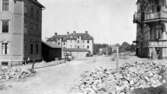 Borås 1912. Mellan Tredje och Fjärde Villagatan.