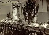 Festinredd matsal i Växjö Stadshus (?), troligen vid kungabesök.