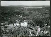 Flygfoto över Riddarhyttans herrgård