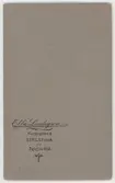 Baksida till visitkort från Ebba Lindegren, 1909-1922