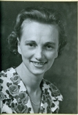 Margareta Johansson. Född 1925. Anställd på SOAB i Mölndal år1950. Kontorist.