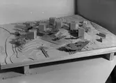 Modell av stadsplan, Västerås.
