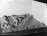 Modell av stadsplan, Västerås.
