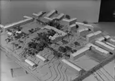 Modell av stadsplan, Västerås.
