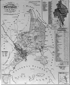 Karta över Västerås från 1854.