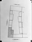 Ritning över Stora Gatan 27, Västerås.