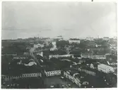 Västerås.
Vy över Västerås mot hamnen, 1880.
