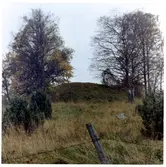 Västerås, Brandthovda, Tortunavägen. 
Grytahögen RAÄ 454 från norr, 1965.