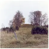 Västerås, Brandthovda, Tortunavägen. 
Grytahögen RAÄ 454 från norr, 1965.