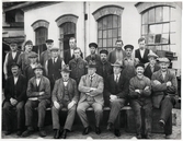 Personalfoto, Bayerska bryggeriet, Växjö, ca 1925.