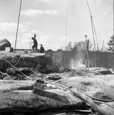 Lerums socken. Motorväg byggs genom Lerum