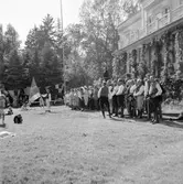 Lerums socken. Midsommarfirande på Aspenäs Herrgård