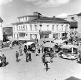 Torget i Härnösand bild tagen 1962-05