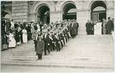 Studentsången efter vårkonserten, Uppsala 1914