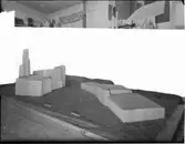 MODELL KYRKA I SÄFFLE, TÄVLINGSFÖRSLAG SITUATIONSPLAN