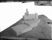 MODELL KYRKA I SÄFFLE, TÄVLINGSFÖRSLAG SITUATIONSPLAN