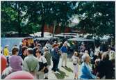Forsviksdagarna 1-2 juli 2000: 
Marknadsstånd med Mjölnarbostaden i fonten