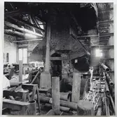 Bruksområdet före renovering. Metallgjuteriet.