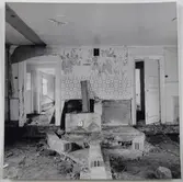 Bruksområdet före renovering. Mjölnarbostaden.