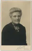 Augusta Nylander f. von Post, 1918.