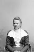Anna Bergström; Ingår i porträttsamlingen från Knut Wallins ateljé.