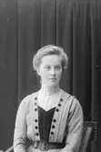 Greta Jansson; Ingår i porträttsamlingen från Knut Wallins ateljé.