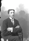 Karl Lindgren; Ingår i porträttsamlingen från Knut Wallins ateljé.